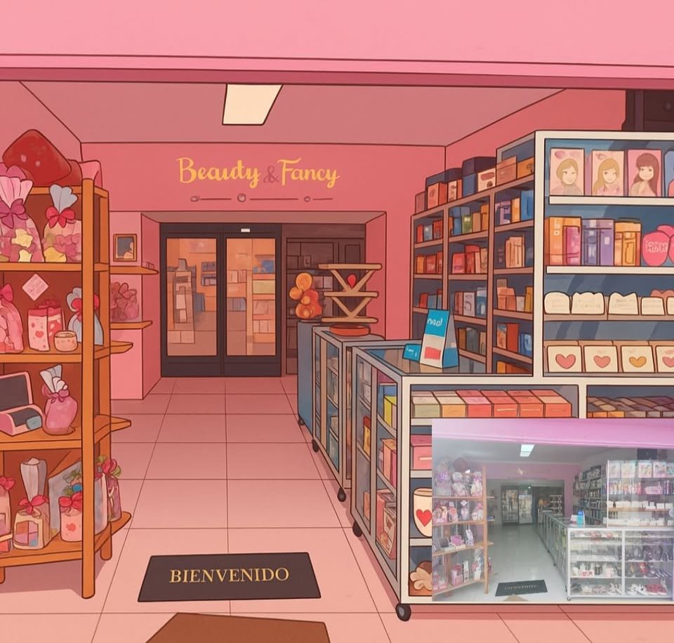 Interior de la tienda de belleza Guapas en Pitalito